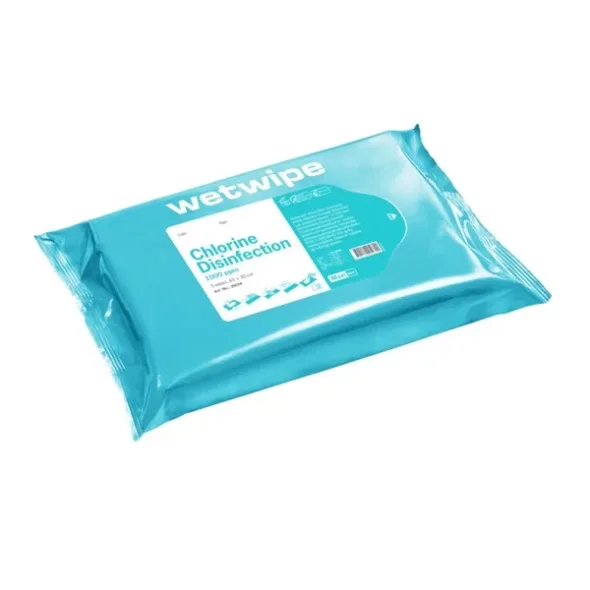 Overfladedesinfektion, Wet Wipe, Maxi, 43x30cm med klor 5stk/pak
