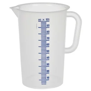 Mlekande, 100 ml, klar, PE, med lukket hank