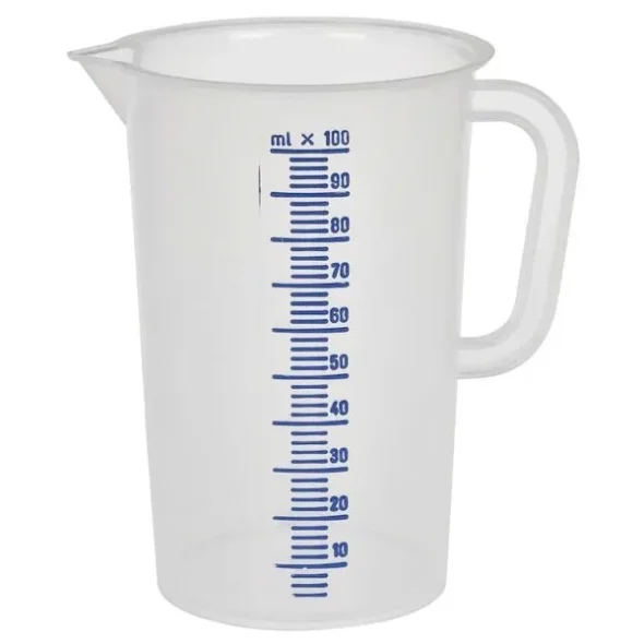 Mlekande, 100 ml, klar, PE, med lukket hank