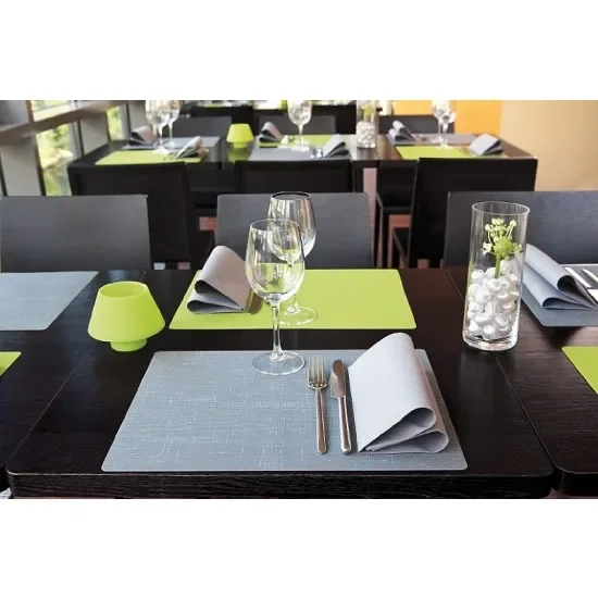 Silikone dkkeserviet 35x45 cm - Granitgr 5 x 6 stk