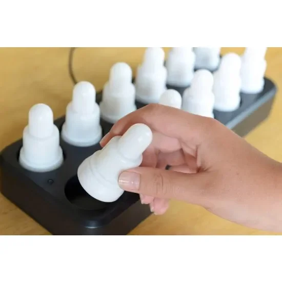 Ekstra Duni LED 70 x 40 mm, lys 6 reserveprer