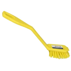 Opvaskebrste 23,5cm Gul PP/nylon stive brstehr 10stk/krt