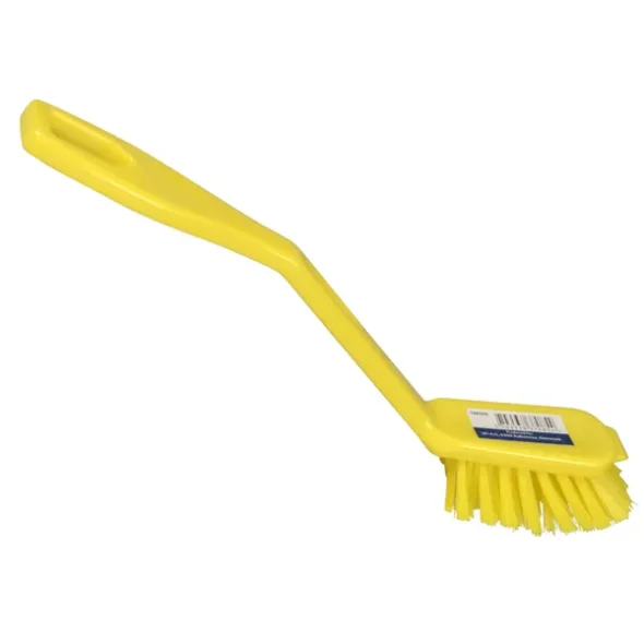 Opvaskebrste 23,5cm Gul PP/nylon stive brstehr 10stk/krt