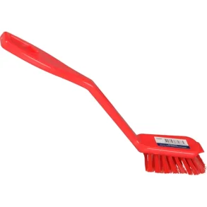 Opvaskebrste 23,5cm Rd PP/nylon stive brstehr 10stk/krt