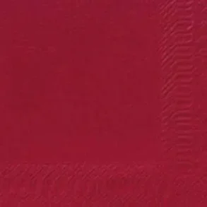 Duni Tissue serv. 2-lags 24x24 1/4 fold bordeaux 2400stk