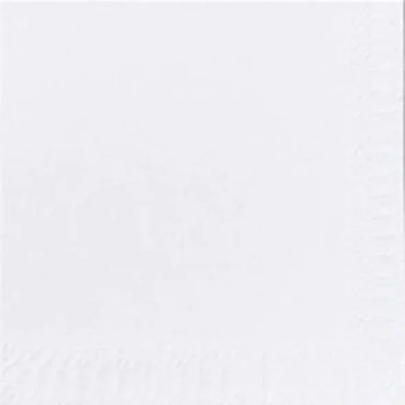 Duni Tissue serv. 3-lags 24x24 1/4 fold Hvid 2000stk