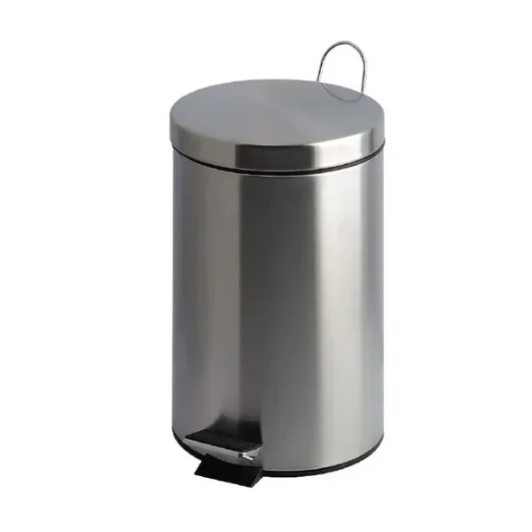 Pedalspand, EKO, stl mat, stl, 12 l, med inderspand i plast