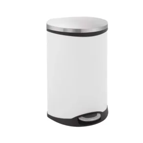 Pedalspand, EKO Shell-bin, 50 l, hvid