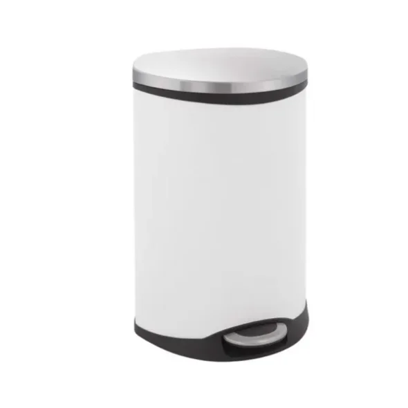 Pedalspand, EKO Shell-bin, 50 l, hvid