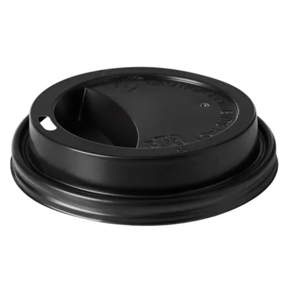 Lg, sort plastik passer til Coffee Quick kop 350ml 1000 stk