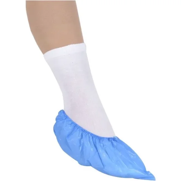 Overtrkssko, XL, 41x15cm 30 micron, bl LDPE usteril  100stk