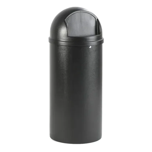 Affaldsspand, Rubbermaid Marshal, sort, plast, 57 l