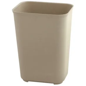 Papirkurv, Rubbermaid 6,6 l beige brandsikker 22,5 x 26,2cm