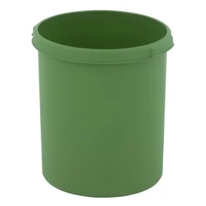 Papirkurv, 30 l, grn, kildesortering mulig