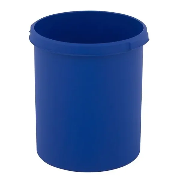 Papirkurv, 30 l, bl, kildesortering mulig