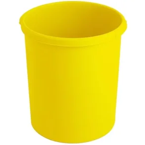 Papirkurv, 30 l, gul, kildesortering mulig