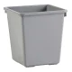 Papperskorg, 27 l, gr� Plast B:34cm H:36cm