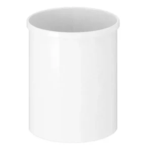 Papirkurv, 15 l, Hvid metal H:30,5cm x 25,5cm