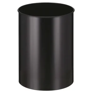 Papirkurv, 30 l, Sort Metal  H:43,5cm 33,5cm