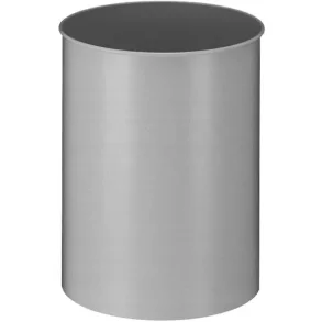 Papirkurv, 30 l, alu Metal  H:43,5cm 33,5cm