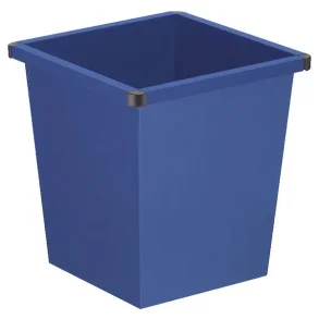 Papirkurv, 27 l, bl til vgmontering 34,3x36,1cm