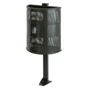 Udendrs affaldsspand, graphite, stl, 35 l