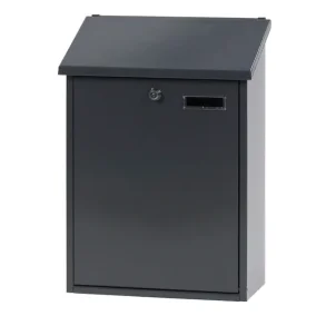 Postkasse, Toledon, 12x27x40cm, antracit