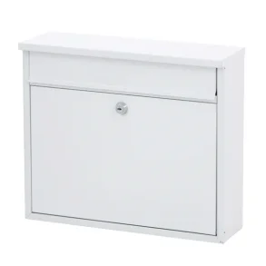 Postkasse, 11x36x31,5cm, hvid