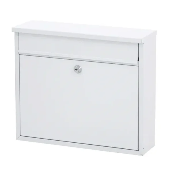 Postkasse, 11x36x31,5cm, hvid