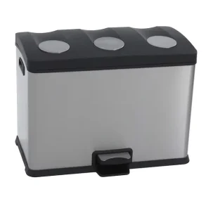 Pedalspand, EKO Rejoice, 36 l, stl, 3-rums 12/12/12 L