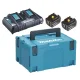 Batteripakke 18v dobbeltlader og 2 stk 5.0Ah