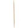 Tandstikker, Gastro, 6,5cm, natur, runde, med spids i begge ender, enkeltpakket i papir 1000stk 