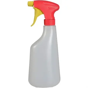 Bruseflaske, Vikan, 630 ml, mat, med ass. farve brusehoved