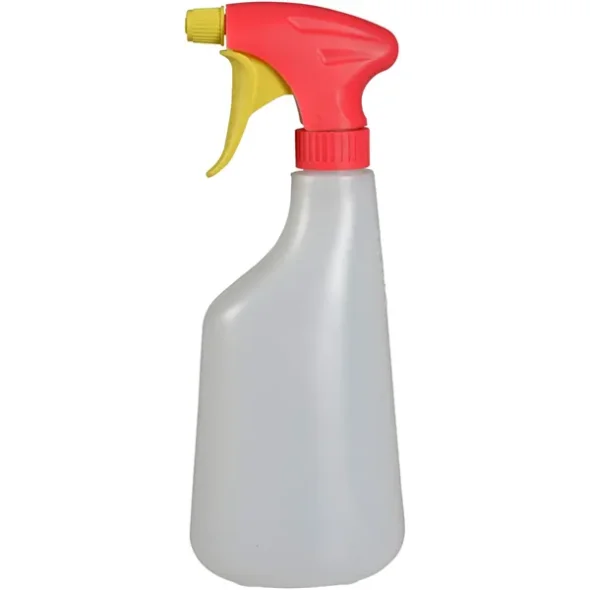 Bruseflaske, Vikan, 630 ml, mat, med ass. farve brusehoved