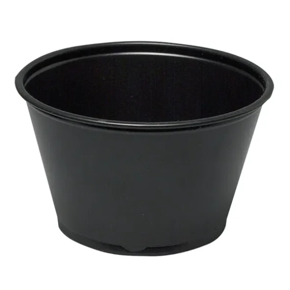 Portionsbger,  7cm, 113 ml, sort, PS 2500stk