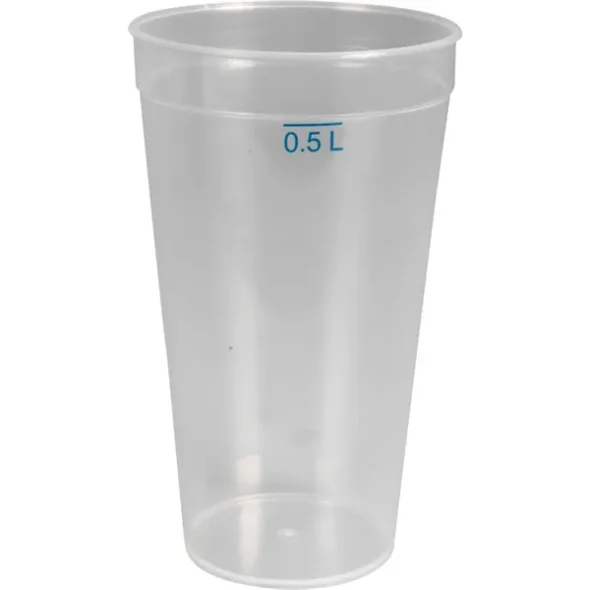 Flergangsdrikkeglas, Gastro, 15cm, 8,7cm, 50 cl, 60 cl, klar, PP 96stk/kolli