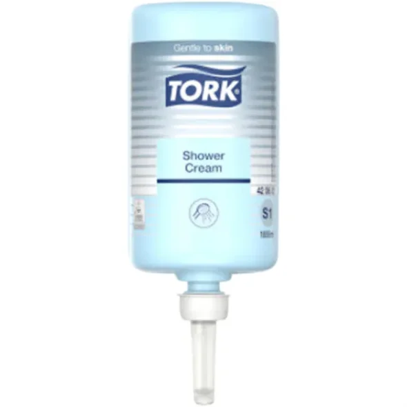 Shower gel, Tork, 1000 ml, S1, refill, med parfume, 6 stk/krt