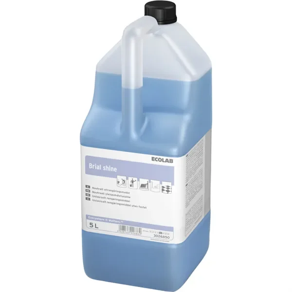 Ecolab Brial Shine 5 liter | Effektivt rengøringsmiddel