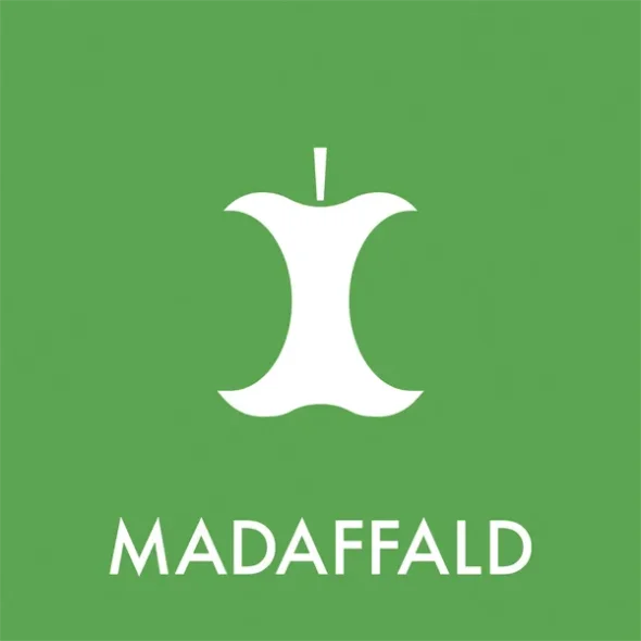 Piktogram, 6x6cm, grn, folie, til madaffald, selvklbende