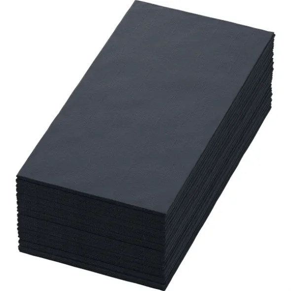 Bio Dunisoft serviet 40 x 40 cm Sort 1/8 FLD 360 stk