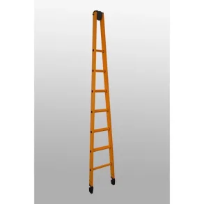 Glasfiber TOP - 7 trin med gummisko  2,29 meter