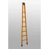 Glasfiber TOP - 7 trin med gummisko  2,29 meter