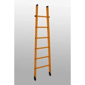 Glasfiber LED nr. 1 - 6 trin med gummisko  2,06 meter