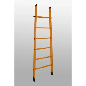 Glasfiber LED nr. 2 - 6 trin med gummisko  2,06 meter