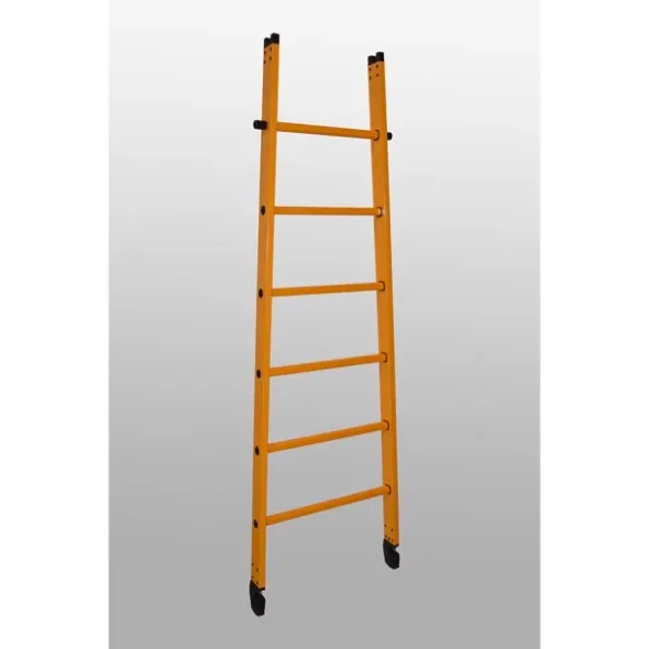 Glasfiber LED nr. 2 - 6 trin med gummisko  2,06 meter