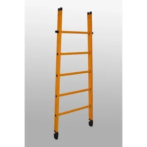 Glasfiber LED nr. 3 - 5 trin med gummisko 1,78 m