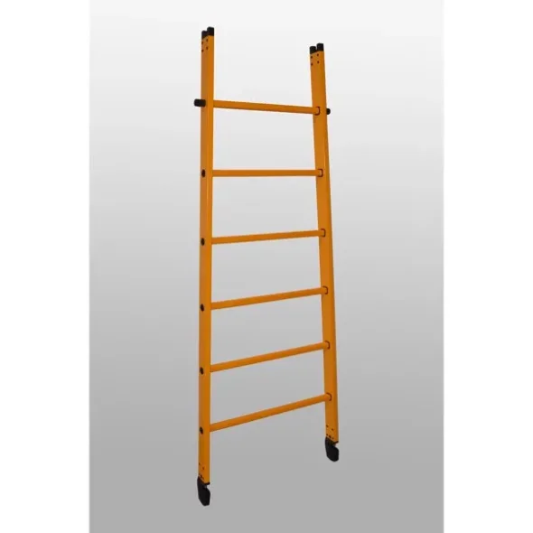 Glasfiber LED nr. 3 - 6 trin med gummisko  2,06 meter