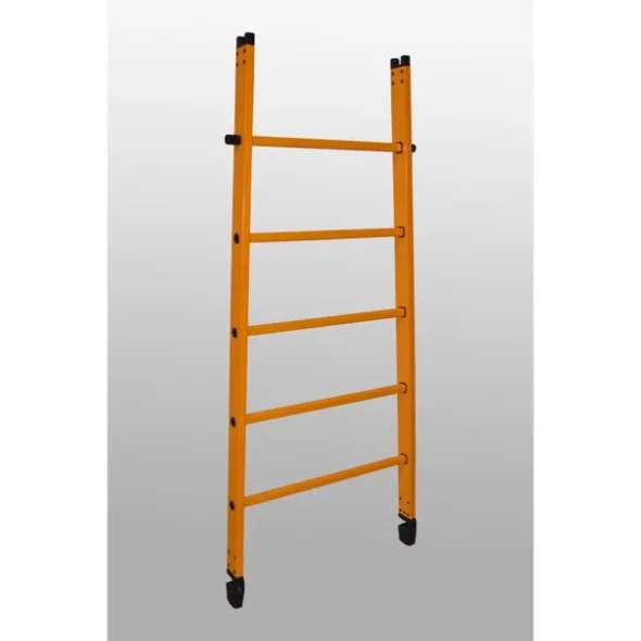 Glasfiber LED nr. 4 - 5 trin med gummisko 1,78 m