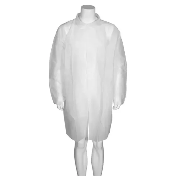 Besgsjakke  polypropylen hvid L/XL 1stk