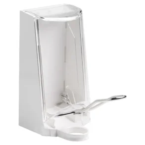 Stldispenser, Sterisol, 700 ml, stl, til lukket dispenser med klar kappe, rustfri albuebetjening